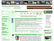 Tablet Screenshot of info-sumava.cz